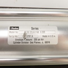 Parker 02.50 D2LAU14A8.500 Double Acting Pneumatic Cylinder 2.5″Bore 8.5″ Stroke