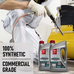 TRIAX Kompressor MV 46 (SAE 20) Full Synthetic Air Compressor Oil (1 Quart)