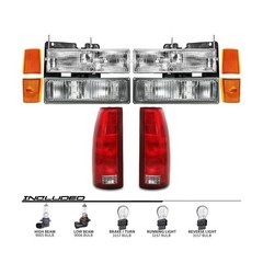 EPIC LIGHTING OE Spec-B Replacement Halogen Headlights Signal Lights Side Mar…