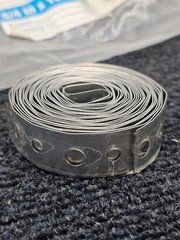 (QTY 5) B & K ProLine G20-128HC Pipe Strap Galvanized Steel 28-Ga 3/4-ft x 10-ft