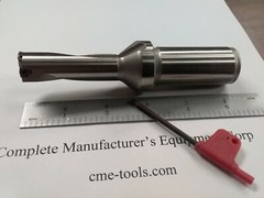 U drill 3/4″x2-1/2″x5-1/4″, 1″ shank, index, w. Extra 4 WCMX03 inserts #UD-34