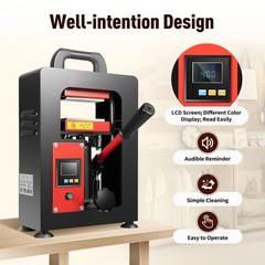 NEW – Fitinhot-5 Ton Portable Hydraulic Heating Plate Press 2.3×4.7″ -WE PAY S&H