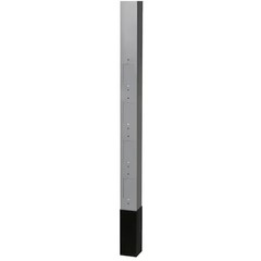 Hubbell Wiring Device-Kellems Hblppoa Alum Service Pole, Gray, 10 Ft. 2″L,
