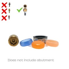 US Locator Abutment 3.5/4.5mm Retention Cap Inserts Tool for Zimmer Mis 1-5.0mm
