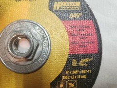 Dewalt DW 8725H 6″ X .045″ X 5/8-11″ Thin Cut-Off Wheel 10 Pack