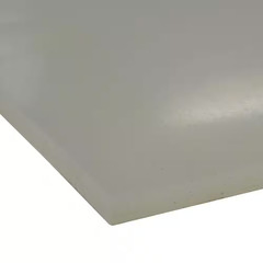 Silicone 1/16 In. X 24 In. X 12 In. Translucent Commercial Grade 60A Rubber Shee