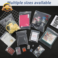 4×6 Clear Zip Lock Bags 5 Mil Heavy Duty Reclosable Storage Bags 100 Pcs
