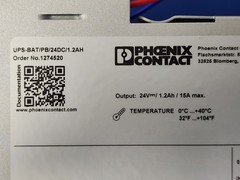 PHOENIX CONTACT UPS-BAT/PB/24DC/1.2AH – Battery module