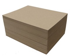 100 Sheets Chipboard 8.5 x 11 inch – 50pt Heavy Weight Brown Kraft Cardboard