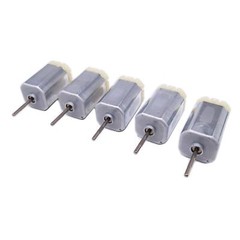 US Stock 5pcs DC 12-18V 14500RPM SF-266SA-1G160 Square 6-Pole Rotor DC Motor