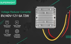 12V 24V 36V to 12V 6A 72W Converter DC-DC Voltage Regulator Accept 8-40V Input