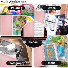 A3 Art Portfolios Case 40 Pages,Diamond Painting Storage Book,Pocket Protecto…