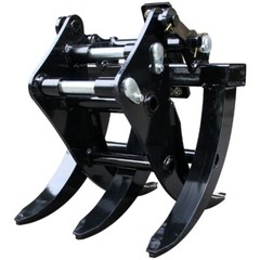 NEW Mini Excavator Grab Bucket Attachment for 0.8-1.5T Excavator Free Shipping