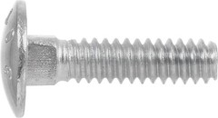 100 PCS 239979 Carriage Bolt 3/16×13/4 Inch Steel Zinc Plated Silver