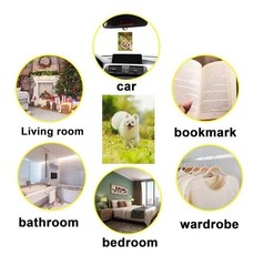 Set of 30 Rectangle Sublimation Air Freshener Blanks 100% Polyester Felt & Bags