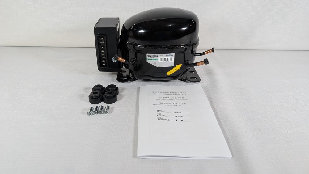Sikelan QDZH110G 12-24V R134A LBP Refrigeration Compressor Mobile Marine OffGrid