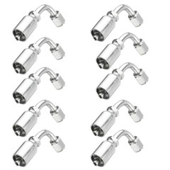 10 Pack 3/8″ JIC 37° Female 90° Elbow Hydraulic Hose Fittings For 3/8″ I.D. Hose
