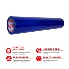 XFasten Floor Protection Film, 24-Inch x 200-Foot Roll, 3 mils