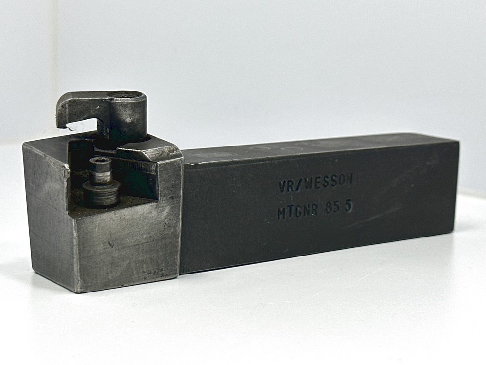 VR WESSON MTGNR 85 5 | Indexable Lathe Holder | 1″ x 1.25″ Shank USED 1pc