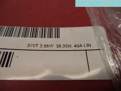 1031011 Tennant Side Skirt Squeegee .375T 3.55W 38.305L 40A LIN