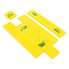 Concrete Wall Mold Polyurethane Seamless Stamp Cement Texture Stone Slate Mat US
