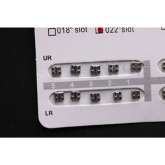20 Pcs Dental Orthodontic Bracket Brace Monoblock MIM Roth MBT 022 018 345 Hook