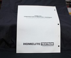 Homelite Generator Parts List Part No. 17239 Model 170A15-1A Illustrated