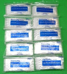 1000 Reloc Zippit Bags 1-1/2 x 1-1/2 Clear Square 1.5 x 1.5″ Poly Baggies 1,000