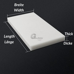 PTFE Virgin Sheet,2mm-30mm White Black Temperature Polytetrafluoroethylene