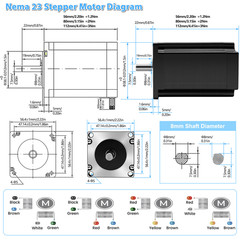 Electric Actuators Slide Table Ball Screw Module 60KG Load Nema23 stepper kit