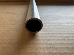 304 Stainless Steel Round Tube, 1.25″ OD x 0.12″ Wall x 9” Length, 1.01″ ID