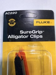 New Authentic Fluke AC220,SureGrip™ Alligator Clips