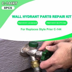C-144KT-807 Wall Hydrant Complete Faucet Repair Kit for Prier C-144 C-244 Series