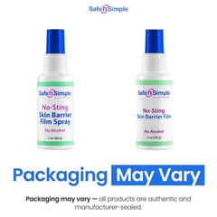 Safe n Simple No Sting Barrier Film Spray 2 oz Skin Protectant Ostomy Care