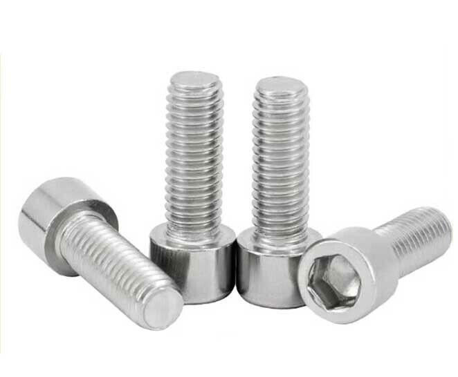 M3 SUS304 Steel Smooth Hexagon Socket Screws Small Cylindrical Head Allen Bolt