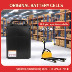 24V 20Ah Lithium Battery EL20_U for Big Joe LPT26 LPT33 T40 EP Pallet Truck Jack