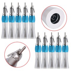 1-10PC Dental Surgical Straight Handpiece 1:1 NoseCone With External Nozzle Pipe