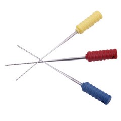 AZDENT Dental Endo Root Canal Barbed Broaches Files Assorted 25mm Medical Steel