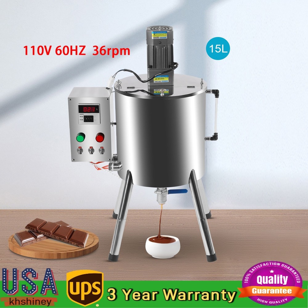 YK-15L Heating Mixing Filling Machine Stirring Tank Paste Lipstick Filler 4Gal