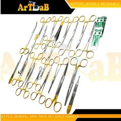 SPAY PACK KIT GERMAN PREMIUM QUALITY 101 PCS VETERINARY DENTAL SURGICAL TOOLS