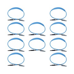 10x Dental Bib Clip Flexible Silicone Chain Patient Napkin Holder Autoclavable