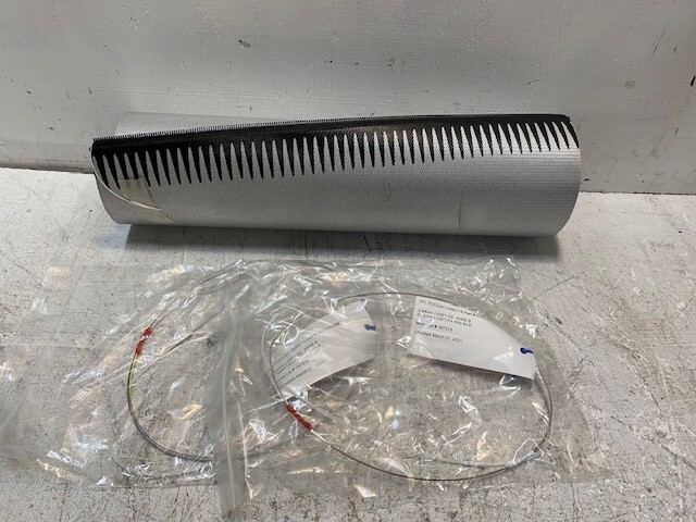 8 Quantity of Conveyor Belts w/ Zippers 18″ W 100″ (8’4″) L ACFA000298 (8 Qty)