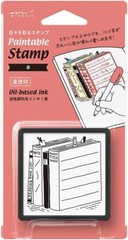 Midori Paintable Stamp Pre-Inked in Book – NEW