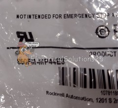 New Allen Bradley 800FM-MP44E3 3-Pos Pull Red Mushroom Top Button – Free Ship