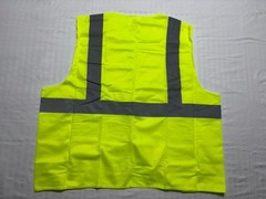 Fluorescent Green Reflective Vest Sleeveless Tops Traffic Run Safety Reflector