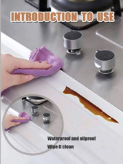 Wall Sealing Tape Self-Adhesive Caulk Tape Bathtub Kitchen and Toilet (39.4Inch)