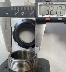 Driven tool VDI 40 recording live tool DIN 5480 Sauter ER 32