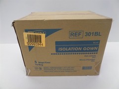 Dukal 301BL 50 Total Isolation Gowns Universal Blue – 10 Gowns/Bag 5 Bags/Case