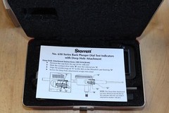 Starrett Back Plunger Metric Dial Indicator Set 0-5mm / 0.01mm 0-100 Dial