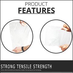 300 10×13 Clear Plastic Self Seal Poly Bags 1.5 Mil Free 2 Day Shipping